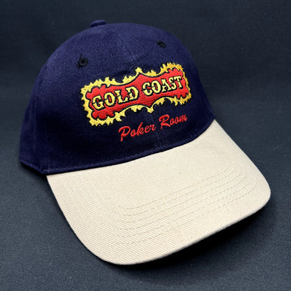 Vintage 90s Gold Coast Casino Poker Room Strapback Hat Las Vegas