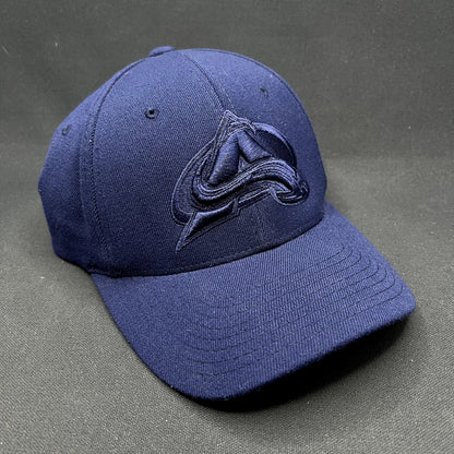 Colorado Avalanche NHL Zephyr Z-Fit M/L Navy Blue Fitted Hat Tone-on-Tone Logo