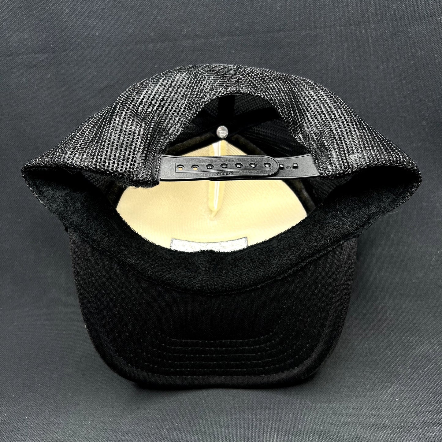AMP Any Means Possible Trucker Hat Black White Snapback
