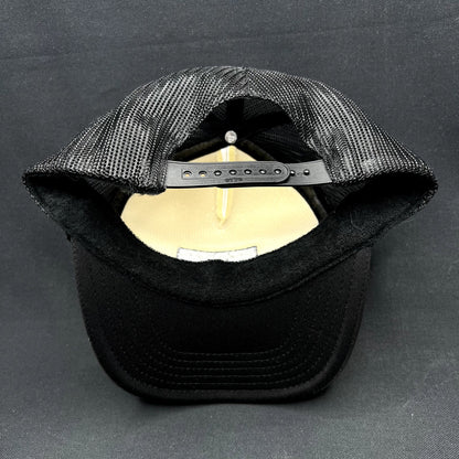 AMP Any Means Possible Trucker Hat Black White Snapback