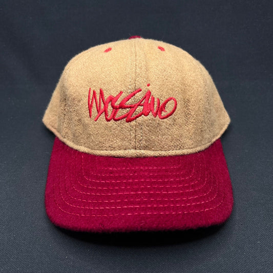 Vintage Moschino Script Wool Snapback Hat Made in USA