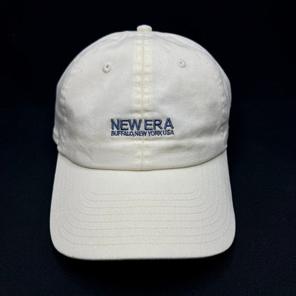 New Era Buffalo New York USA Strapback Hat Cream Adjustable Cap