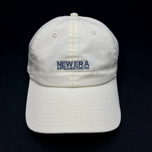 New Era Buffalo New York USA Strapback Hat Cream Adjustable Cap