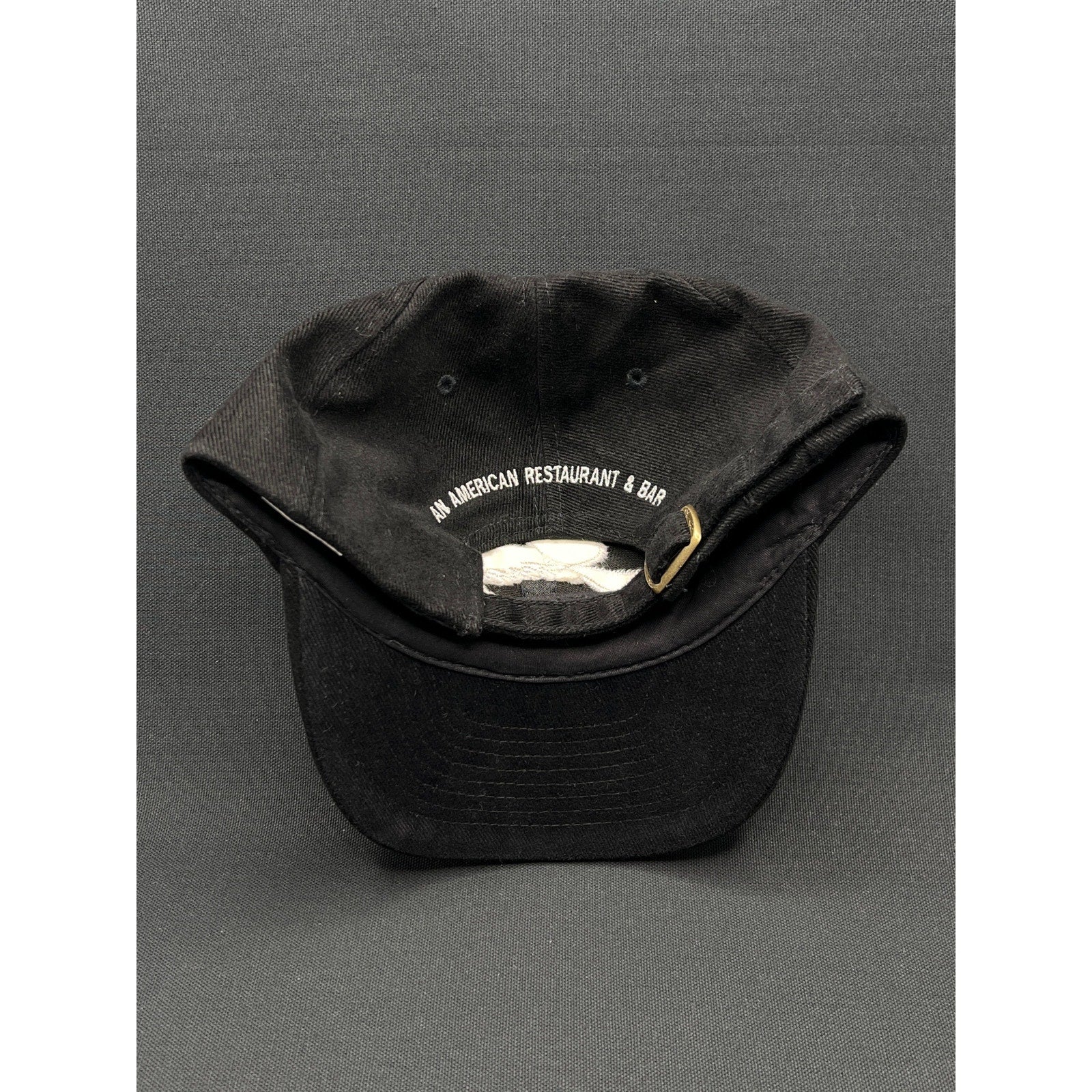 Vintage Jimmy’s Restaurant & Bar Black Strapback Hat – Script Logo