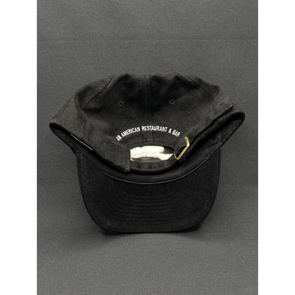 Vintage Jimmy’s Restaurant & Bar Black Strapback Hat – Script Logo