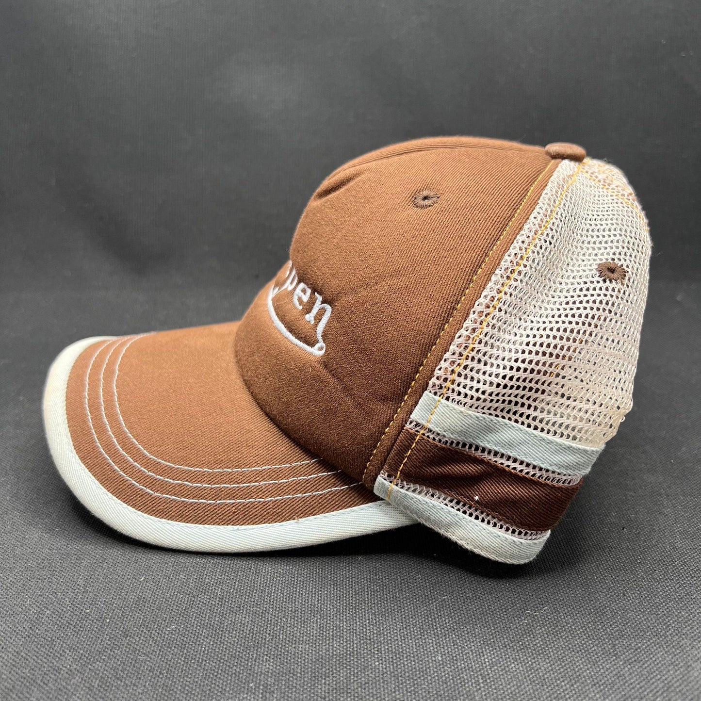 Aspen Colorado Brown Snapback Trucker Hat – Von Dutch Style Ski Cap