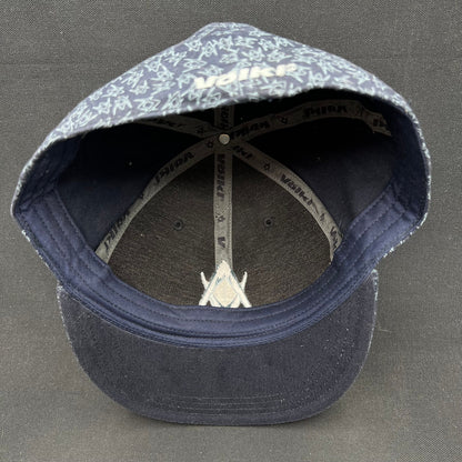 Volkl Ski Hat Fitted 7 5/8 Black Pattern Snapback Cap Atomic Style