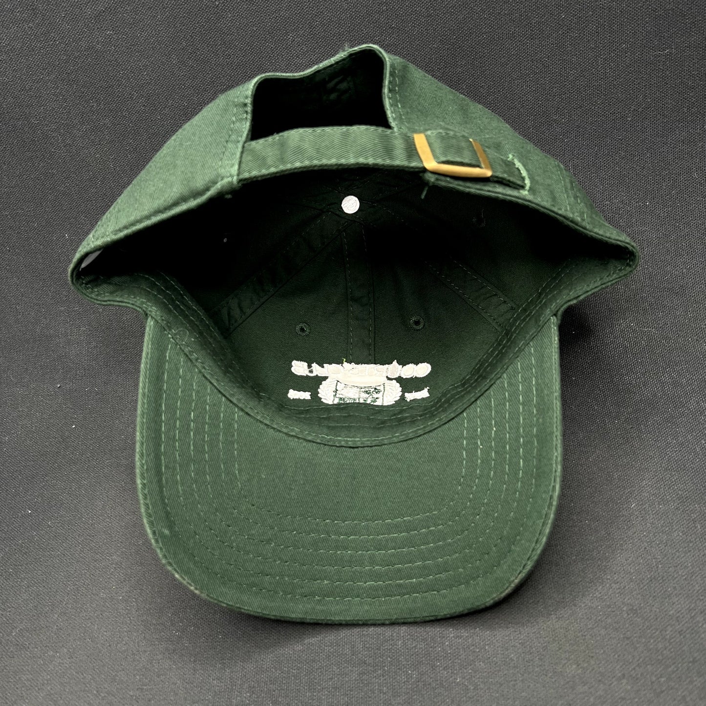 Courts Club Los Angeles Strapback Hat Green Tennis Club Crest USA Made