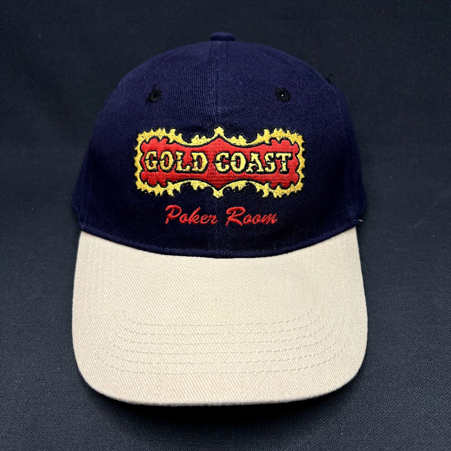 Vintage 90s Gold Coast Casino Poker Room Strapback Hat Las Vegas