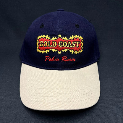 Vintage 90s Gold Coast Casino Poker Room Strapback Hat Las Vegas