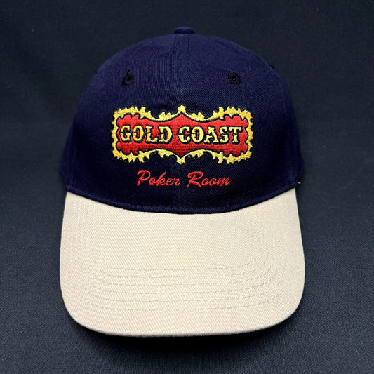 Vintage 90s Gold Coast Casino Poker Room Strapback Hat Las Vegas