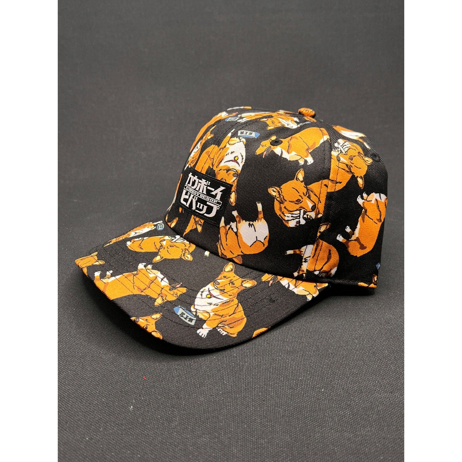 Cowboy Bebop Ein Corgi All-Over Print Snapback Hat – Official Licensed