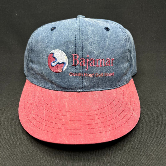 Vintage Bajamar Ocean Front Golf Resort Strapback Hat Texace USA Baja California