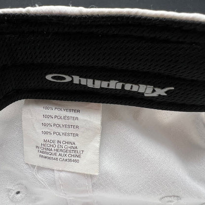 Oakley Hydrolix White Performance Hat Velcro Strap Minimal Logo
