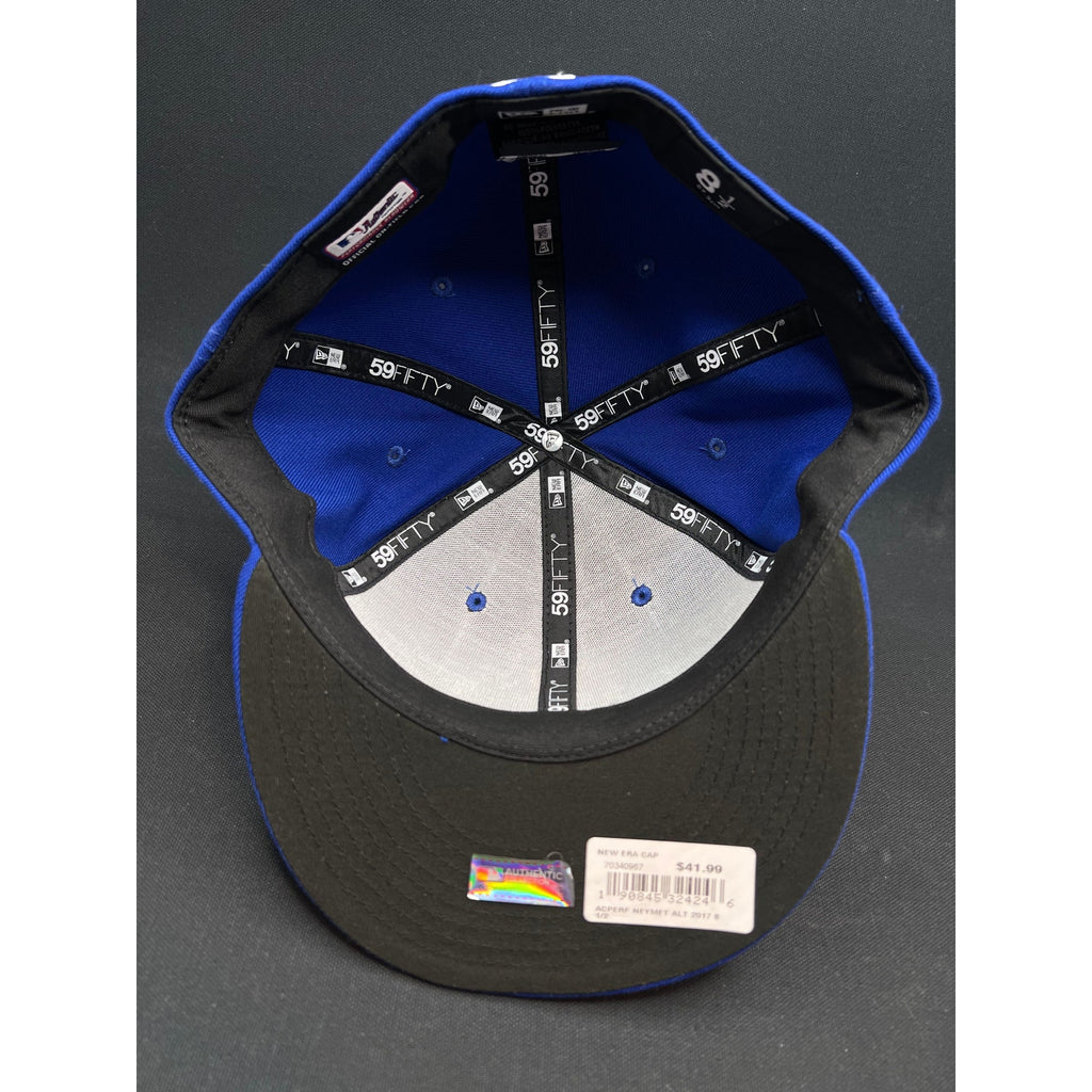New Era 59FIFTY MLB Authentic On-Field New York Mets Hat – Size 8 1/2 – Royal Blue