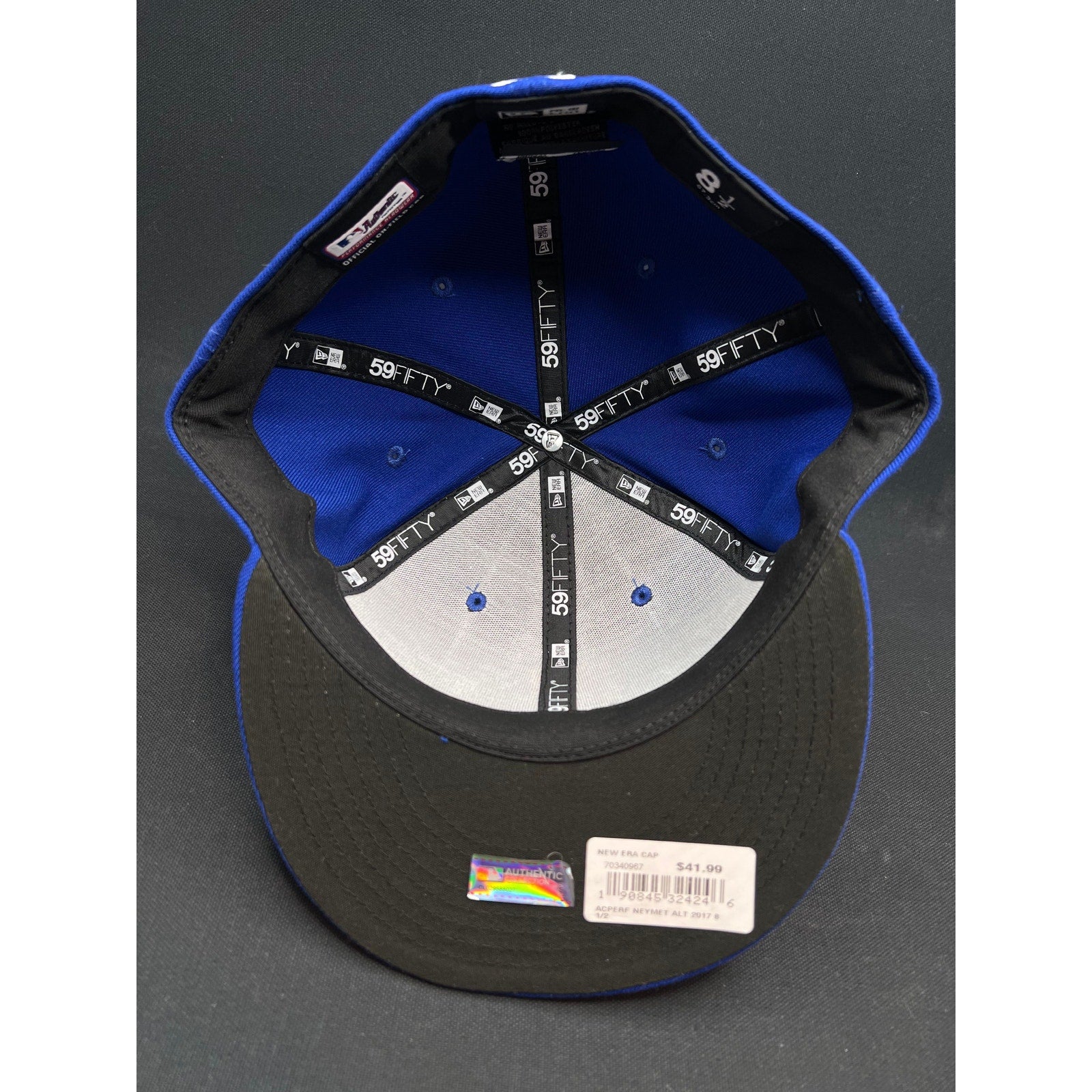 New Era 59FIFTY MLB Authentic On-Field New York Mets Hat – Size 8 1/2 – Royal Blue