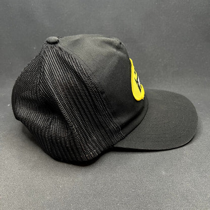 Vintage Petroleum Helicopters Snapback Trucker Hat Black Mesh Oilfield Aviation