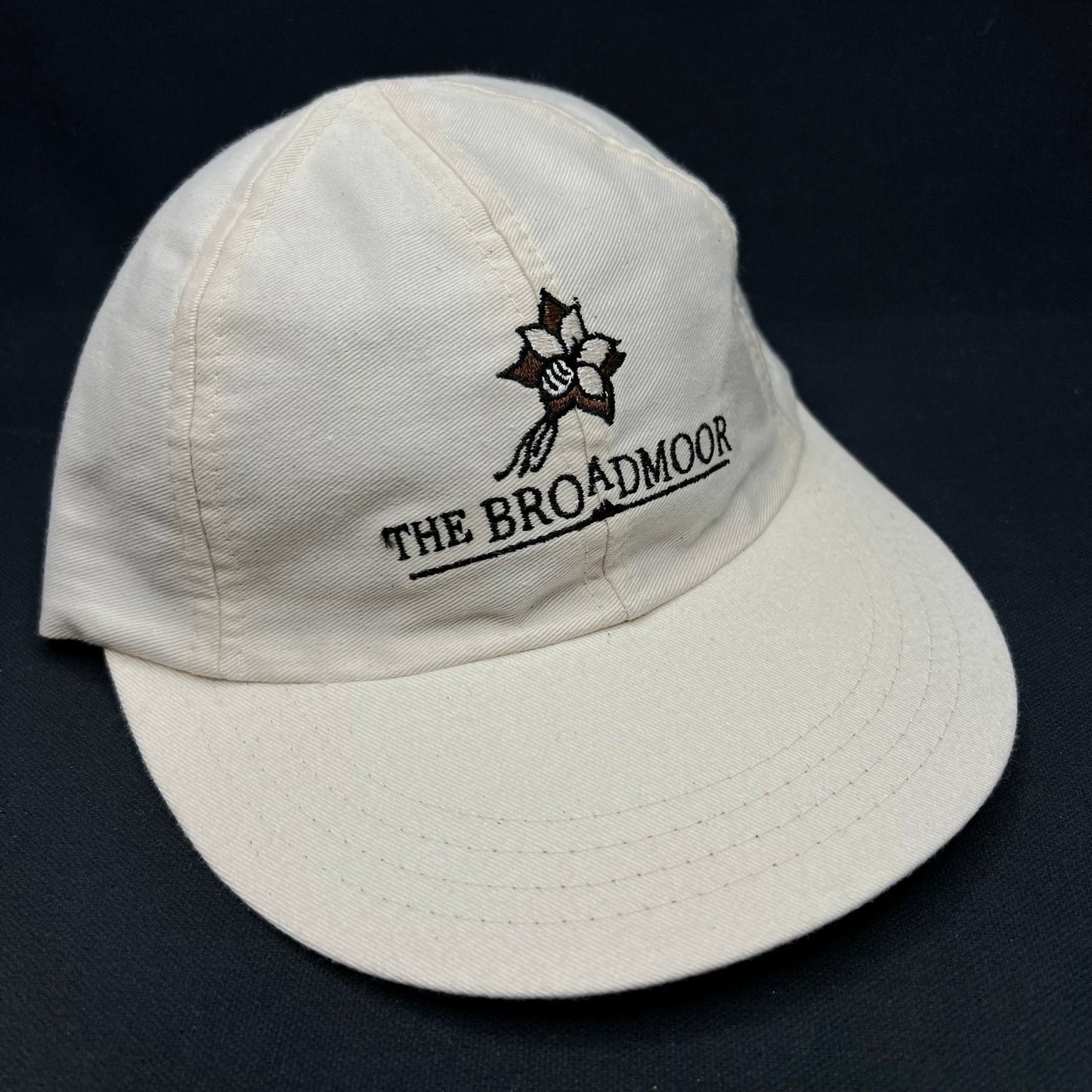 The Broadmoor Golf Resort Strapback Hat NWT White Adjustable