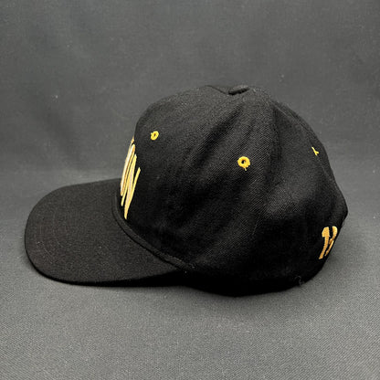 Vintage Burton Snowboards Fine Tree & Co. Snapback Hat Black