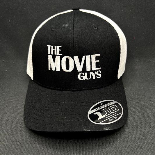 The Movie Guys Flexfit Trucker Snapback Hat Black White Podcast Film Industry