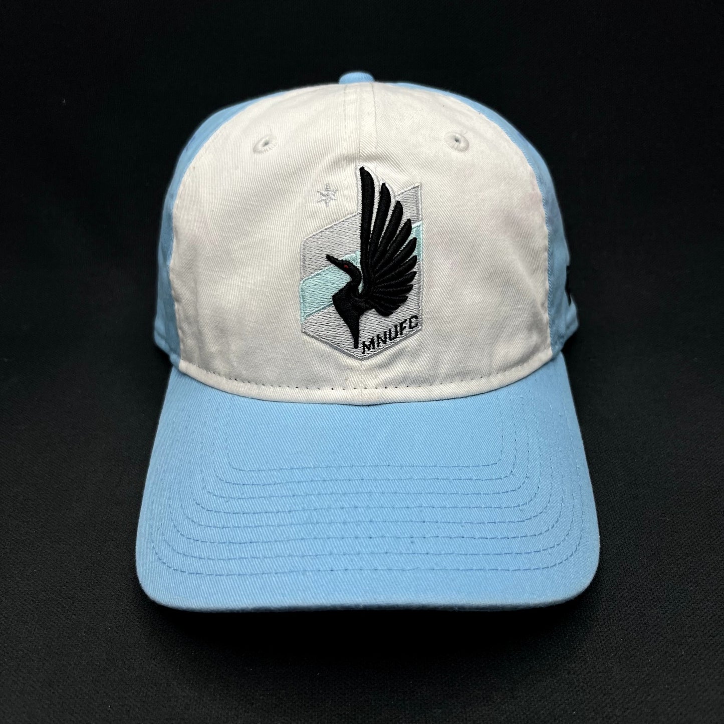 Minnesota United FC New Era 9TWENTY Strapback Hat MLS Loons Light Blue