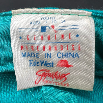 Youth Vintage Florida Marlins Snapback Teal Black Starter Cap