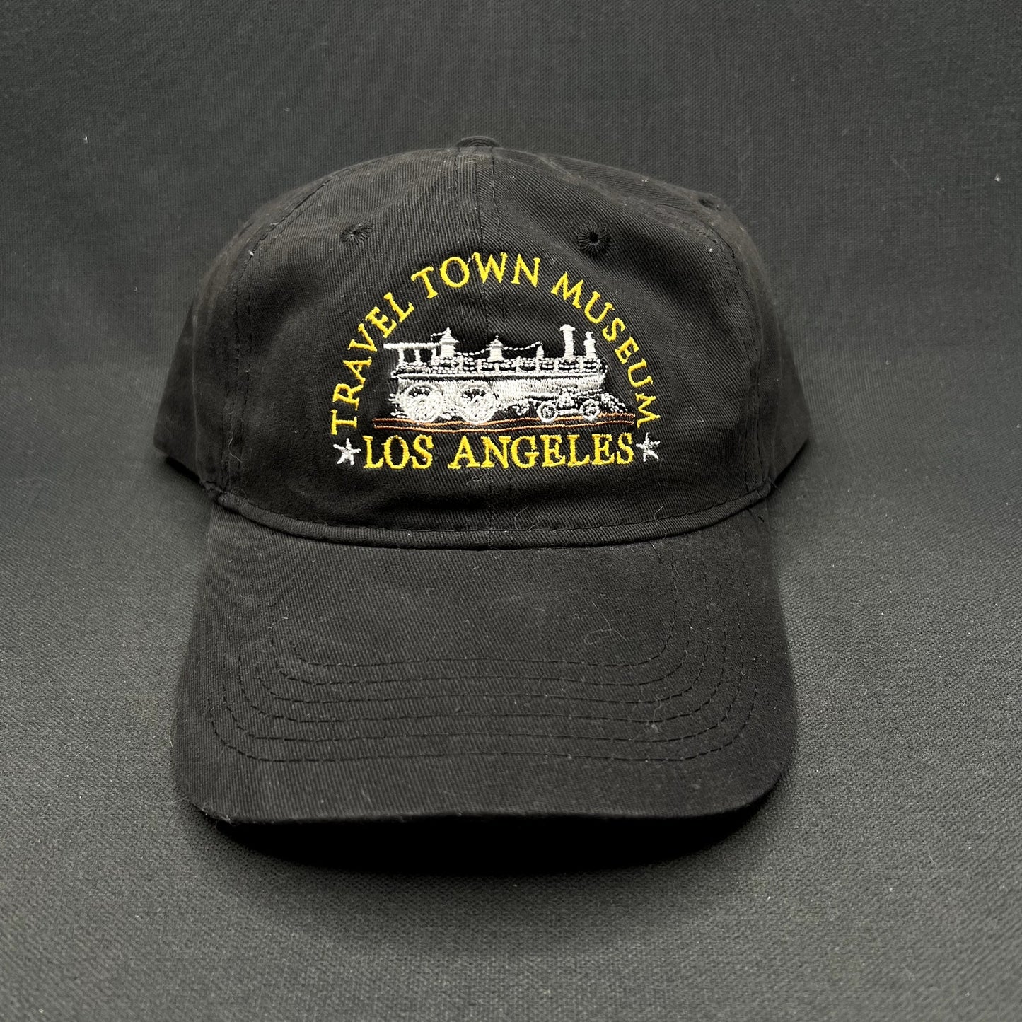 Travel Town Museum Los Angeles Railroad Train Strapback Hat Black Port & Company