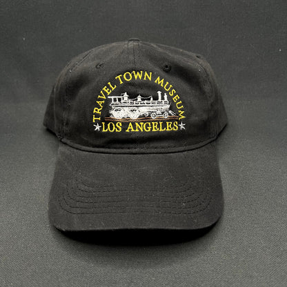 Travel Town Museum Los Angeles Railroad Train Strapback Hat Black Port & Company