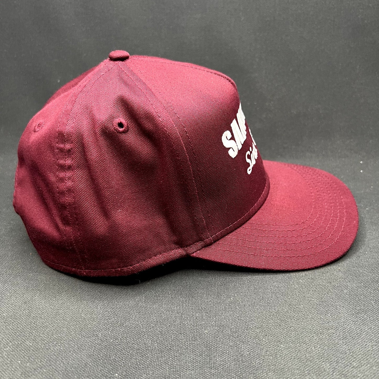 Vintage Santoro’s Since 1956 Snapback Hat Burgundy Otto Cap