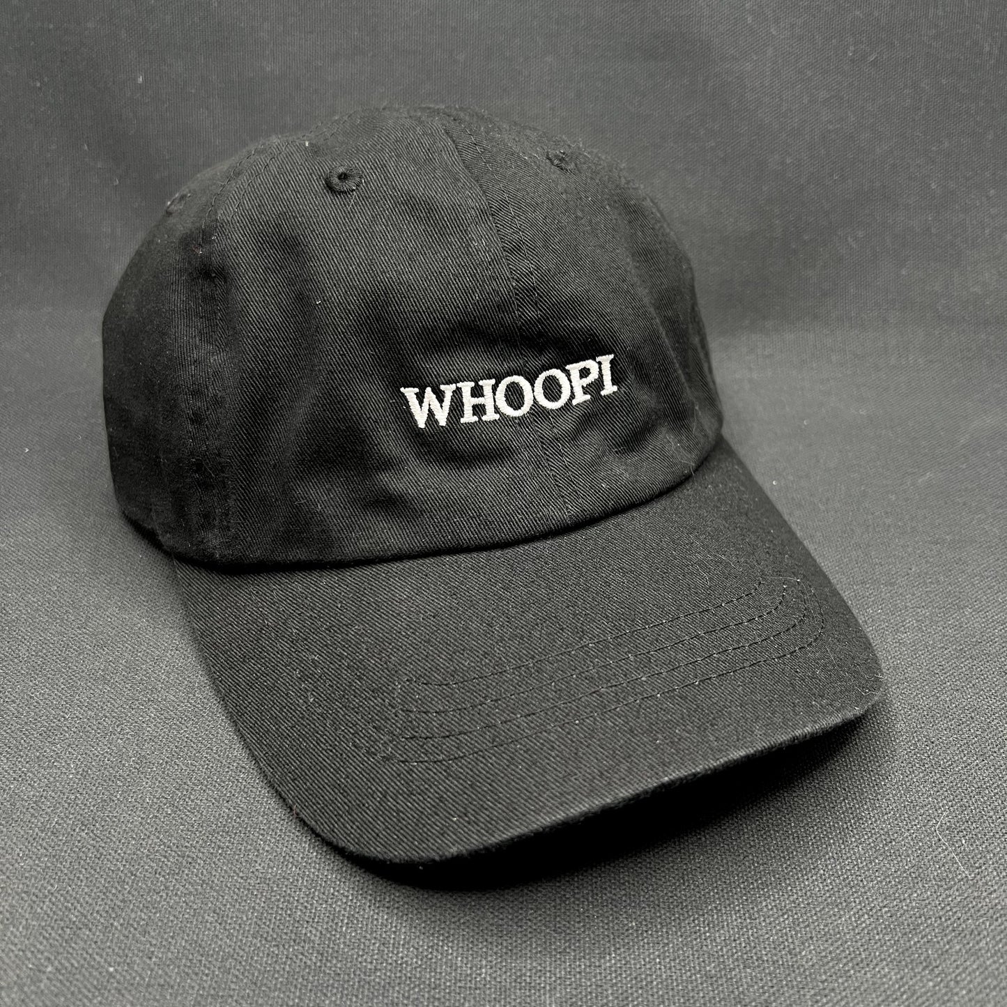 Whoopi Goldberg Strapback Hat Black Organic Cotton Dad Cap