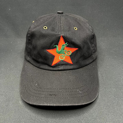 Vintage 1990s Moots Mountain Bikes Strapback Hat SCI Black Cycling MTB Cap