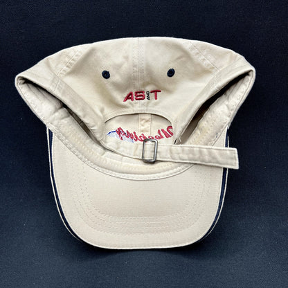 Vintage Weeping Wing TKS AS&T Otto Strapback Hat Aviation Promo Cap