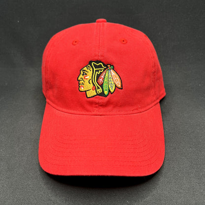 Chicago Blackhawks Reebok Face Off Headwear Red Strapback NHL Hockey Hat
