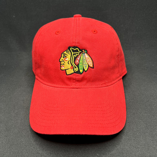 Chicago Blackhawks Reebok Face Off Headwear Red Strapback NHL Hockey Hat