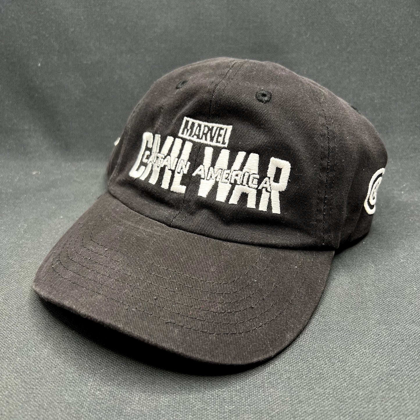 Marvel Captain America Civil War Black Strapback Dad Hat