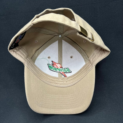 Vintage Gatorade Lightning Logo Strapback Hat Cap America Beige