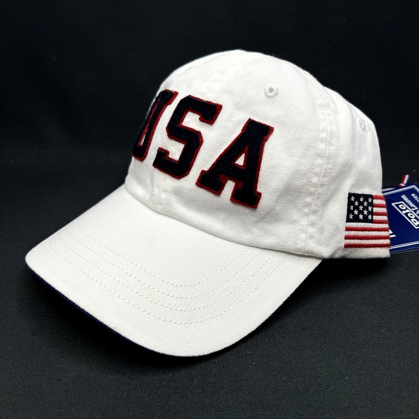 Polo Ralph Lauren Team USA Strapback Hat Olympics White NWT