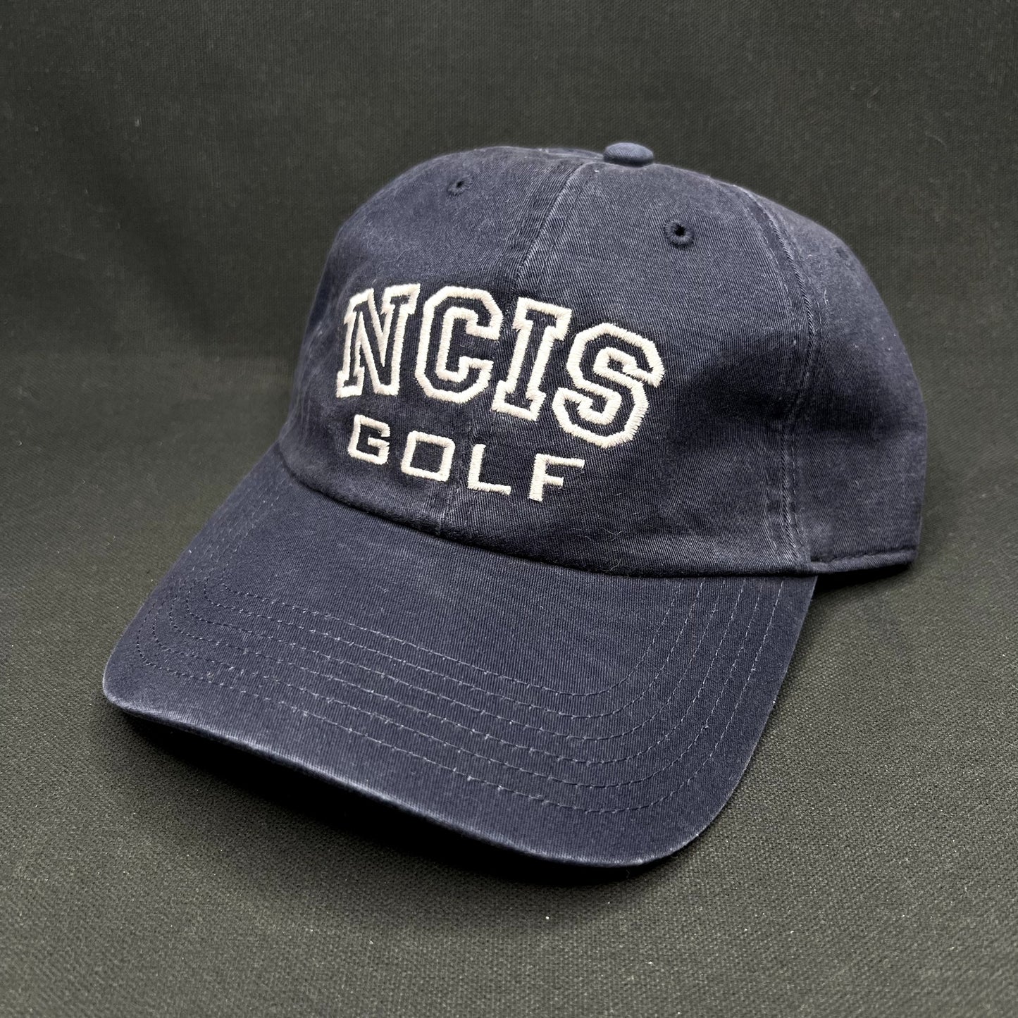 Vintage NCIS Golf Tournament Strapback Hat 13th Annual Navy
