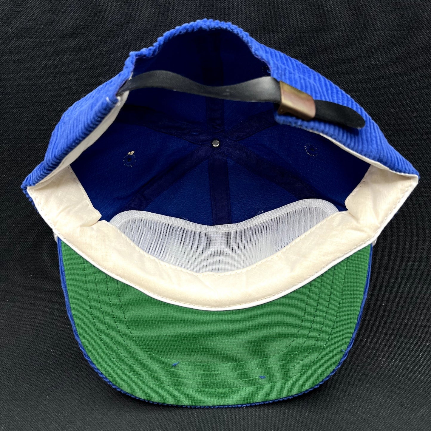 Vintage Lite Beer NASTAR Corduroy Strapback Ski Racing Hat USA Made