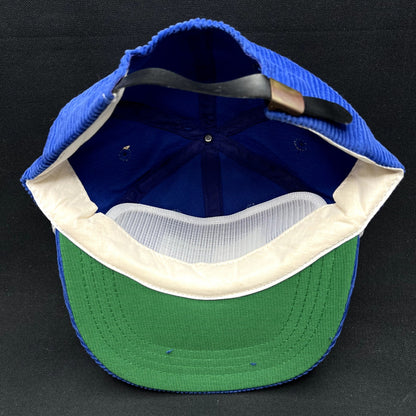 Vintage Lite Beer NASTAR Corduroy Strapback Ski Racing Hat USA Made