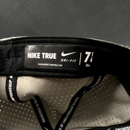 Nike Mike Trout Lunar Vapor Fitted Hat 7 1/4 Gray Camo Dri-FIT Baseball Cap