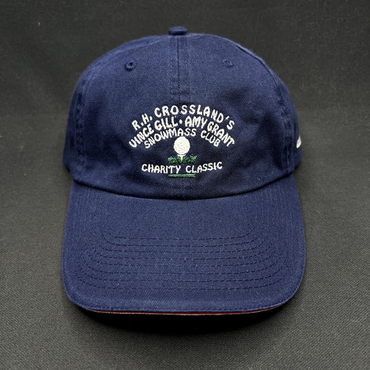 Vintage Vince Gill Amy Grant Snowmass Club Charity Classic Strapback Hat Golf
