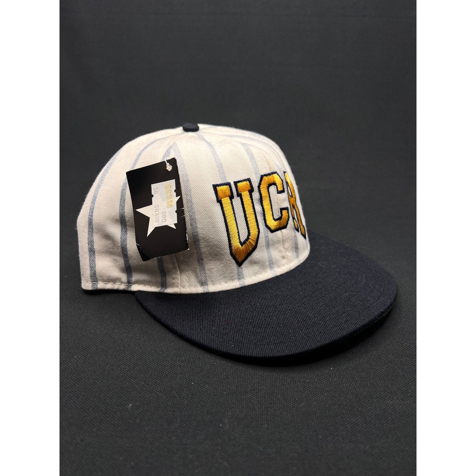 Vintage 90s UCR Pinstripe Snapback Hat New With Tags – Classic Sportswear USA Made