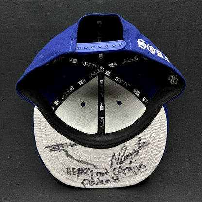 Henry & Camilo Podcast New Era 9FIFTY Los Angeles Dodgers Snapback Hat Signed