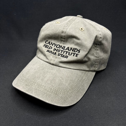 Vintage Canyonlands Field Institute Moab Utah Strapback Hat Leather Strap