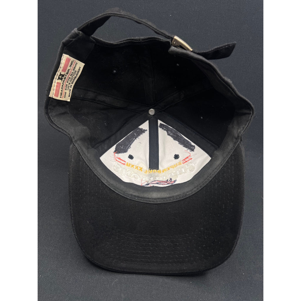 Vintage 1998 Denver Broncos Super Bowl XXXII Champions Hat – Headmaster Black Strapback