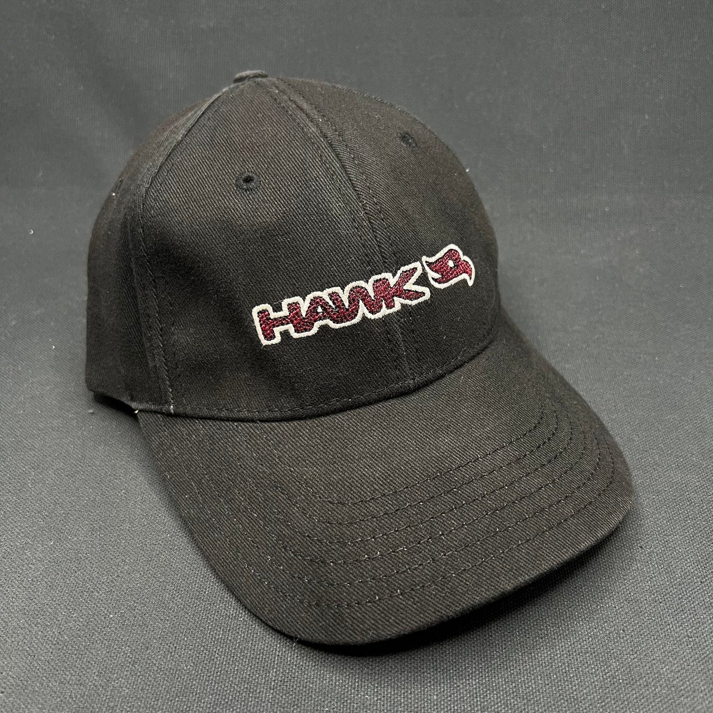 Youth Size Tony Hawk “Hawk” Brand Fitted Black Skate Hat