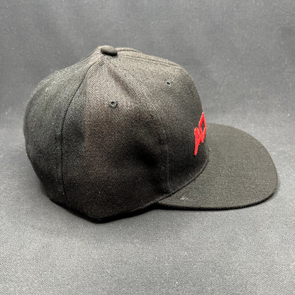 Acura Head To Toe Snapback Hat Black Red Embroidered Cap