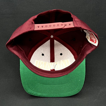 Vintage Harvard Snapback Hat Collegiate Licensed Wool Blend