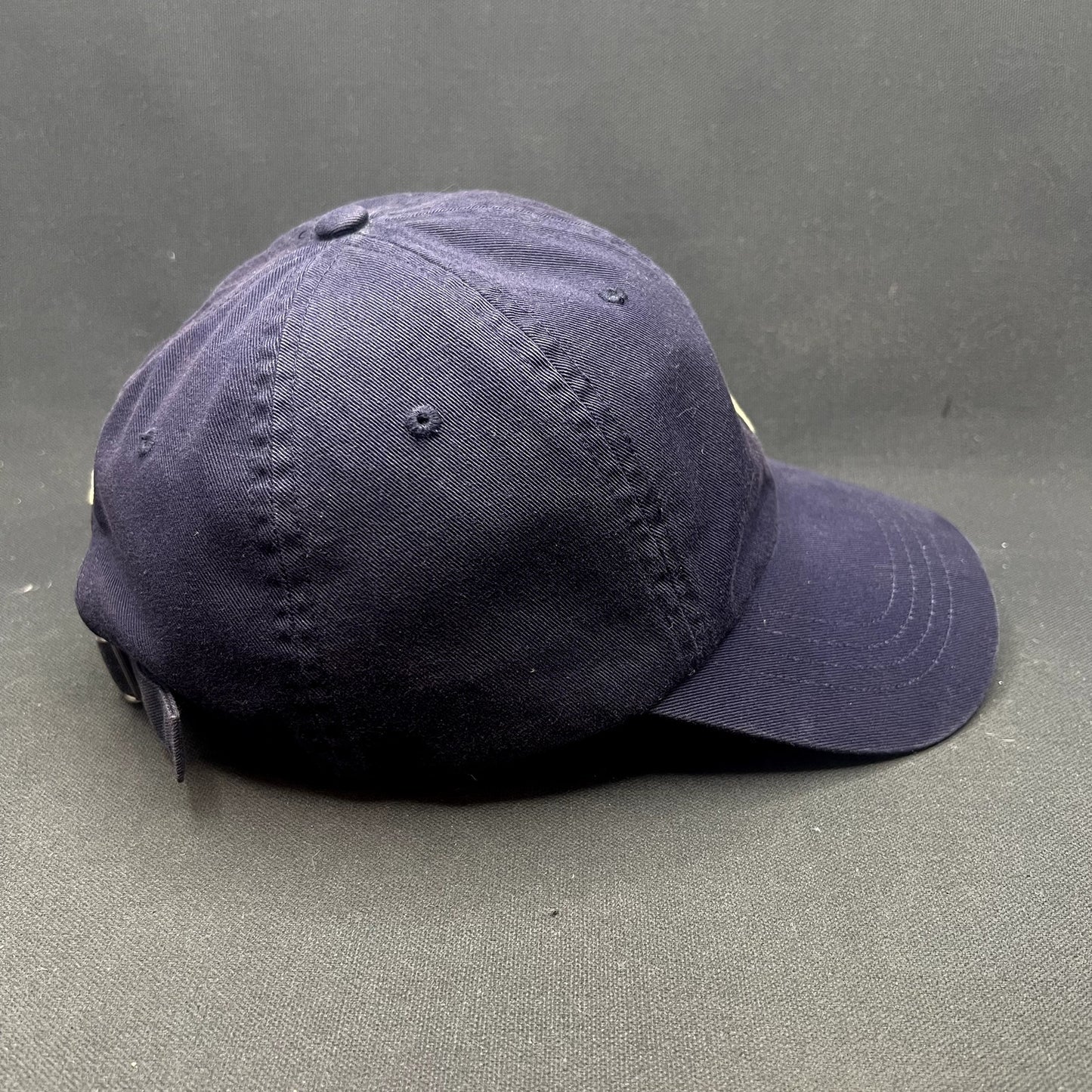 Polo Ralph Lauren Navy Cotton Chino Strapback Hat Yellow Pony Adjustable Cap